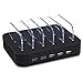 InkoTimes 5-Port USB Charging Station, Detachable Charging Station Dock for Android / iPhone / iPad / Cell Phones and Tablets