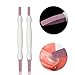NMKL38 Cuticle Eraser Stick Pen Stone Nail Art File Buffer Manicure Scrub Buffing Tool (White)
