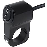 Feiteplus 7/8" Motorcycle Handlebar Mount ON-OFF Switch DC 12V For Motorbike Fog Lamp Head Light Electrical System