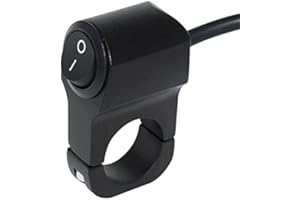 Feiteplus 7/8" Motorcycle Handlebar Mount ON-OFF Switch DC 12V For Motorbike Fog Lamp Head Light Electrical System