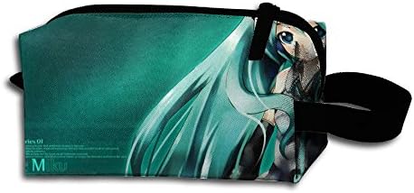 ODLS7 Kawaii Magical Hatsune Miku Lovely Fashion Travel Multifunction Toiletry Organizers Business Bag Cosmetic Bag Storage Bags Handbag For Women Men