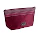 della Q Small Zipper Knitting Case for Notions (7.5" W x 5" H x 2.25" D); 004 Red Stripes 1112-1-004