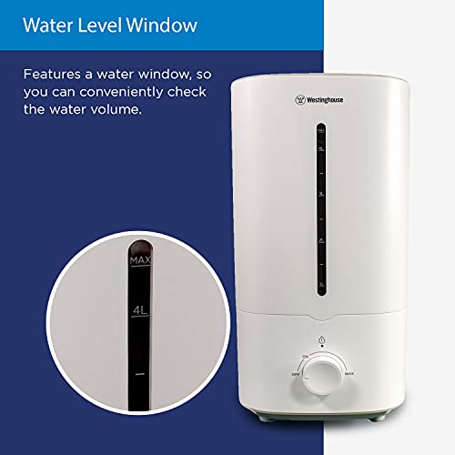 Westinghouse Ultrasonic Cool Mist Humidifier, 4.5L Top Filling Quiet