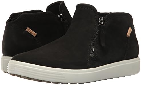 ecco women's soft 7 low zip bootie fashion sneaker