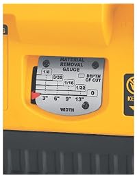 DeWalt DW735 Paquete de regruesadora de dos velocidades y 13 pulgadas con bandejas y cuchillas adicionales