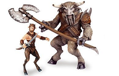 Chronicles of Narnia Prince Caspian Basic Figure 2Pack Faun Mentius & Minotaur Asterius