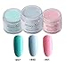 3pcs 28g/Box Multi Colorful Dipping Powder Without Lamp Cure Nails Dip Powder Summer Gel Nail Color Powder Natural Dry (37-40-41)