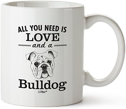 Bulldog Mom Gifts Mug For Christmas Women Men Dad Decor Lover Decorations Stuff I Love Bulldogs Coffee Accessories Talking Art Apparel Funny Birthday Gift Home Supplies Products Dog Coffee Cup Mugs