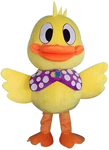Giant rubber duck Yellow duck Walking Mascot Costume Cartoon Characte Christmas Halloween ( Size : Medium(170-180)cm )