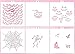 Cookie Stencil Set for Halloween, 6 pcs. bat, Spider Web, Skeleton, Pumpkin, Witch, cat, Raven