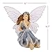 JUNIQUTE Fairy Garden Fairy Figurines - Garden Fairies - Sitting Girls Set of 2 pcs - Kit for Outdoor or House Decor, Hand Painted Resin Figurines, for Garden Indoor Decor Gift
