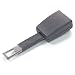 5" Rigid Seat Belt Extender - Type A - Gray - E4 Safety Certified - Click & Go!