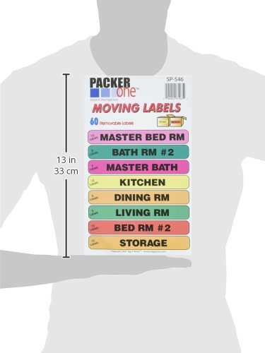 SCHWARZ SUPPLY SOURCE All Boxes Direct 60-Count Moving Labels (SP-546)