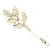 CINRA 10PCS Europe and the United States Hair Jewelry Hair Clips Athena Olive Branch Leaves Barrettes Bobby Pin Hairpins Hair Ornaments Hair Accessories Beautiful Bride Headwear Edge Clip Clamps
