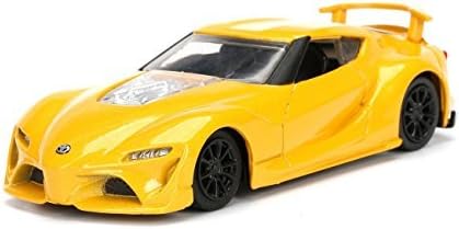 JADA 1/64 METALS JDM TUNERS TOYOTA FT-1 CONCEPT YELLOW DIECAST TOY CAR IN BLISTER PACKS