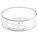 mDesign Deep Plastic Spinning Lazy Susan Turntable Storage Bin - Rotating Organizer for Vitamins, Supplements, Serums, Essential Oils, Medical Supplies, First Aid Supplies - 9
