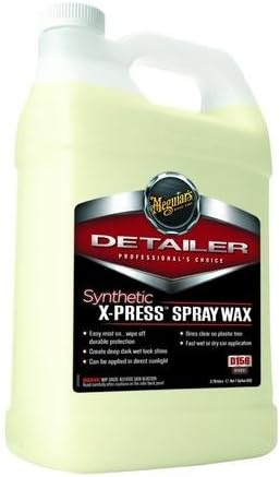 Meguiar's D15601 Detailer Synthetic X-Press Spray Wax, 1 Gallon New