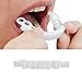 1 Pair Temporary Smile Comfort Fit Cosmetic Teeth,Vovomay Denture Teeth Cosmetic Sticker, Teeth Bottom Sticker (D)