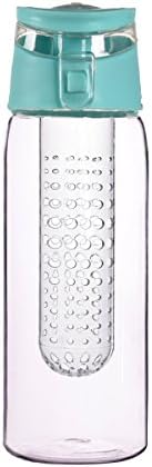 Flip Top Tritan BPA-Free Fruit Infuser Bottle 24 oz (Mint)
