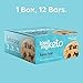 Kiss My Keto Bars - Low Carb (3g Net), Low Sugar Keto Snack Bars | Cookie Dough Chocolate Flavor, 12 Pack | Rich in Ketogenic Fats & Protein