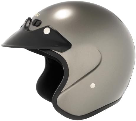 Cyber Helmets U-6 Solid Helmet , Size: XS, Primary Color: Silver, Distinct Name: Deep Silver, Helmet Category: Street, Helmet Type: Open-face Helmets, Gender: Mens/Unisex 641270