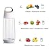 Living&Giving Fruit Infuser Water Bottle 22 Ounce with Sponge Cleaning Brush