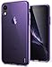 Aeska iPhone XR Case, Ultra [Slim Thin] Flexible Clear TPU [Scratch-Resistant] Gel Rubber Soft Skin Silicone Protective Case Cover for iPhone XR (6.1') (Purple)