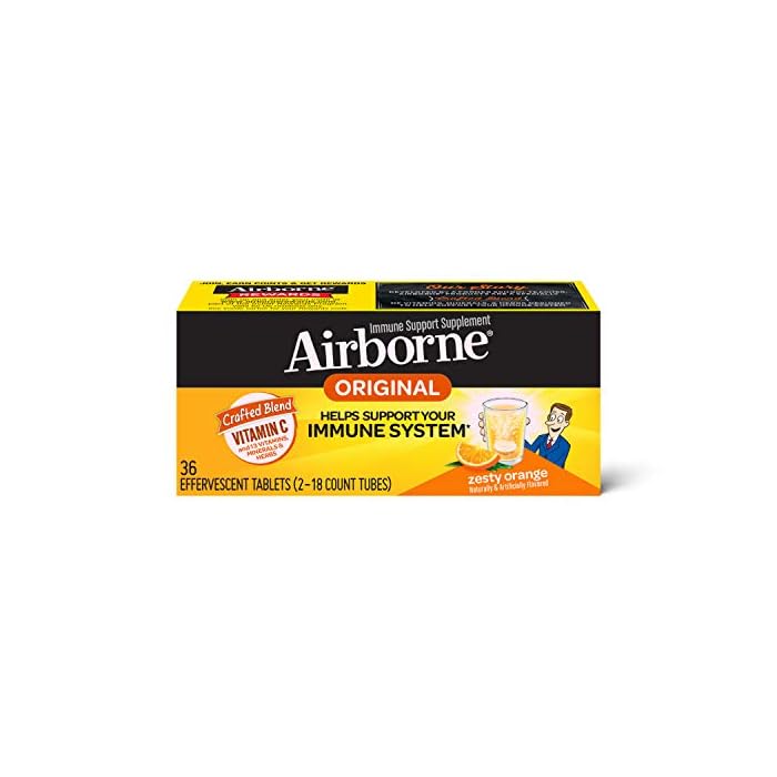 Vitamin C 1000mg - Airborne Very Berry Effervescent Tablets