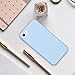 kwmobile Case Compatible with Apple iPhone SE (2022) / iPhone SE (2020) / iPhone 8 / iPhone 7 Case - Protective Slim TPU Phone Cover - Soft Matte Finish - Light Blue Matte