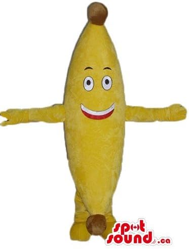 期間限定で特別価格 笑顔バナナフルーツspotsoundマスコットカナダコスチュームキャラクター仮装