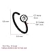 20 Gauge Stainless Steel Rainbow Clear Gem Nose Hoop
