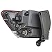 Passengers Taillight Tail Lamp Quarter Panel Mounted Lens w/Chrome Trim Replacement for Jeep Grand Cherokee 68110016AE