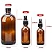 ESARORA Glass Spray Bottle, Amber Glass Spray Bottle Set For Essential Oils - Cleaning Products - Aromatherapy (16OZ x 2, 4OZ x 2, 2OZ x 4)