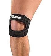 Mueller Sports Medicine Adjustable Max Knee Strap, Patella Tendon Support, for Men and Women, Bla...