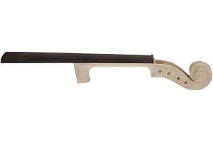 Alipis Sturdy Violin Neck Fingerboard Made of Ebony and Synthetic Material, Assorted Color, Random Color