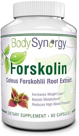 BodySynergy Forskolin Root Extract Capsules, 300mg, 1-Pack