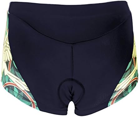 Twotwowin Women's 3D Padded Cycling Underwear Shorts Breathable Lightweight Bike Shorts