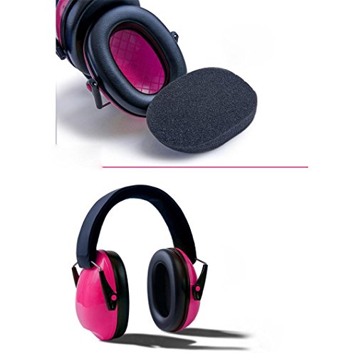 AMA(TM) Noise Cancelling Headphones Ear Protection Ear Muffs for Shooting Hunting Sleeping Studying Working Construction, Suitable for Baby Kids (Pink)