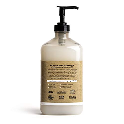 The Right to Shower Dignity Body Wash Charcoal and Cotton Blossom Vegan, Aloe Vera, 16 Ounce - Image 4