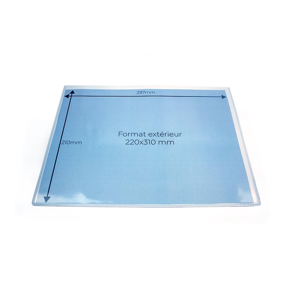 5 x A3, A4 or A5 Clear Magnetic Pockets (A4 Size 210 x 297mm)