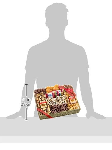 A GIFT INSIDE CHOCOLATE, CARAMEL AND CRUNCH GRAND GIFT BASKET