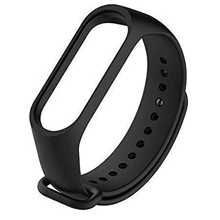 HUG PUPPY Strap for Fitness Band M3 Smart Bracelet, Black (Device is not Included) (Black)