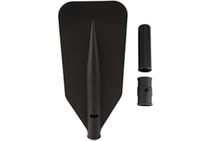 JOYZAN Kayak Paddle Blade, Kayaking Canoe Floating Paddles Oar Small Boat Leaf Replacement Part Kit Inflatable Kayaks Paddle Handle Adjustable Lightweight Accessories Portable Dinghy Fishing with Screw Black