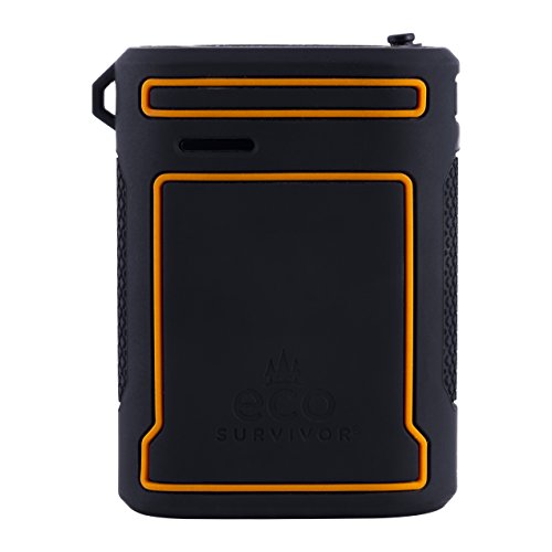 EcoSurvivor Outdoor Battery Pack, 1 USB Port, Power Bank with Built-in Flashlight, Rechargeable, Great for Outdoor Camping, Waterproof (IP66 Rated), Portable Charger, 50% Charity Give Back, 35671