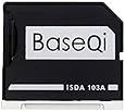 BaseQi UHS-II Adattatore microSD in alluminio per MacBook Pro 2021 M1 da 14 e 16 (adattatore, argento