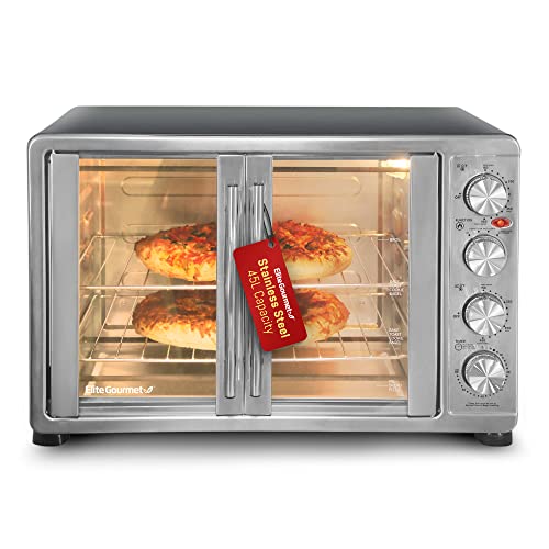 Elite Gourmet ETO4510M French Door 47.5Qt, 18Slice Convection Oven 4