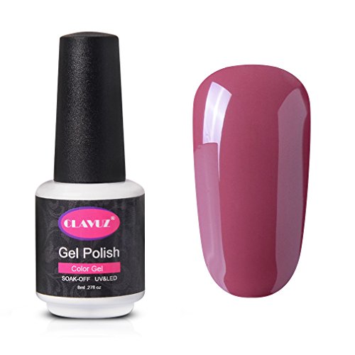 CLAVUZ Gel Nail Polish Nude Soak Off UV Led Gel Nail Polish Salon Nails Art Manicure 8ML