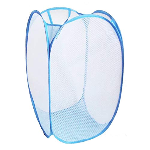 Exiao Creative Foldable Pop Up Washing Laundry Basket Bag Hamper Nylon Mesh Kids Toys Organizer Clothes Storage Basket