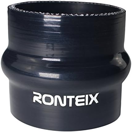 Ronteix Universal 4-Ply High Performance 2-1/2 Inch Straight Hump Coupler Silicone Hose (2.5''(63MM))