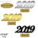 2019 Confetti | Pack of 1000, 1.5 Ounce - Graduation Party Supplies 2019 | Graduation Confetti 2019 | Anniversary | Graduation Table Decorations | Graduations Decorations 2019 | Gold Black Silver